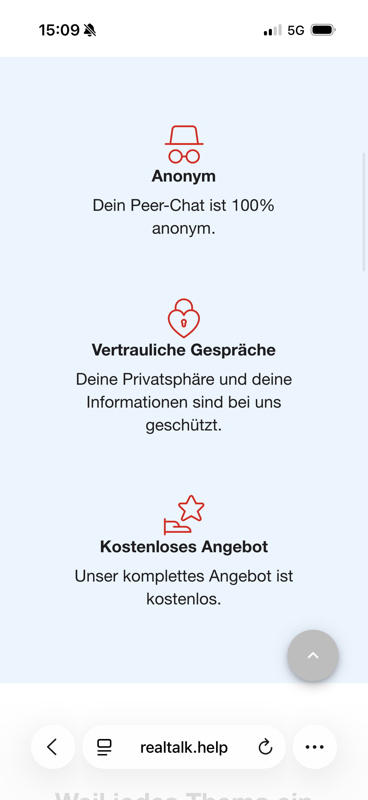 real talk — anonymous, confidential and free